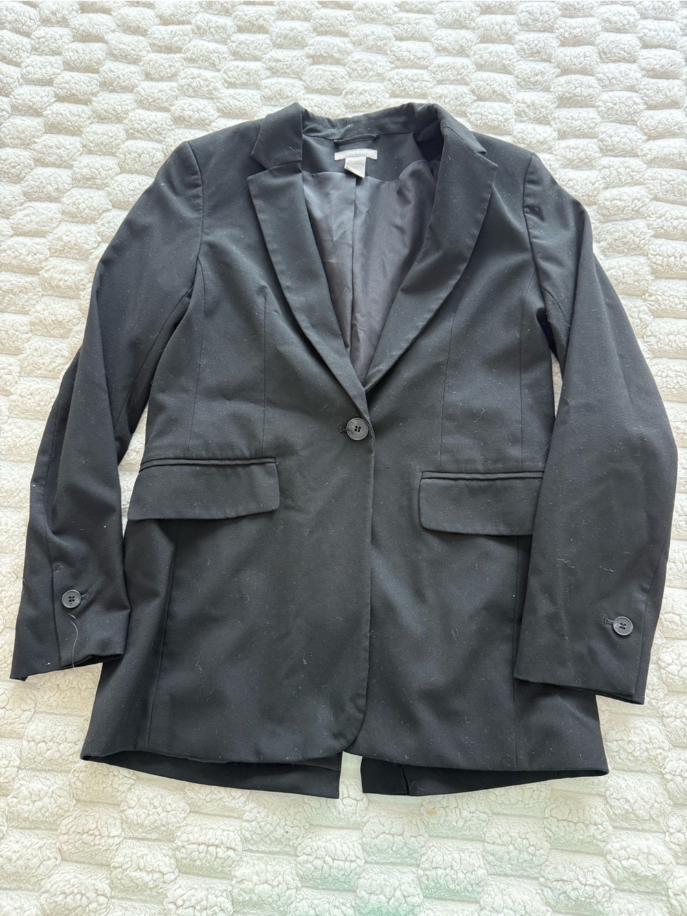 H&M Black Single-Button Blazer